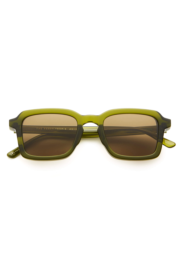 Crap Eyewear The Heavy Tropix Sunglasses - Crystal Olive / Polarized Bronze