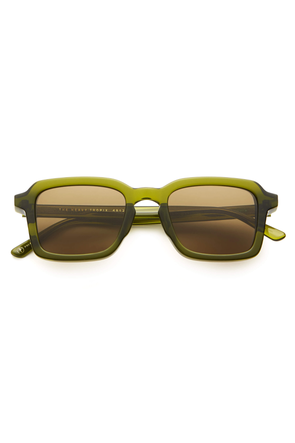 Crap Eyewear The Heavy Tropix Sunglasses - Crystal Olive / Polarized Bronze