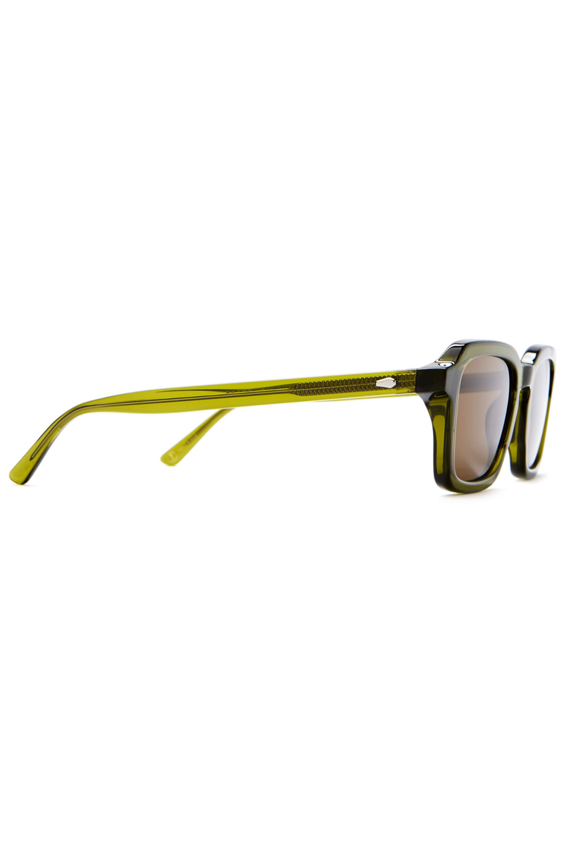 Crap Eyewear The Heavy Tropix Sunglasses - Crystal Olive / Polarized Bronze