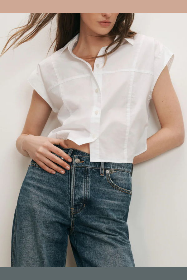 Veronica Beard Nestor Top - White