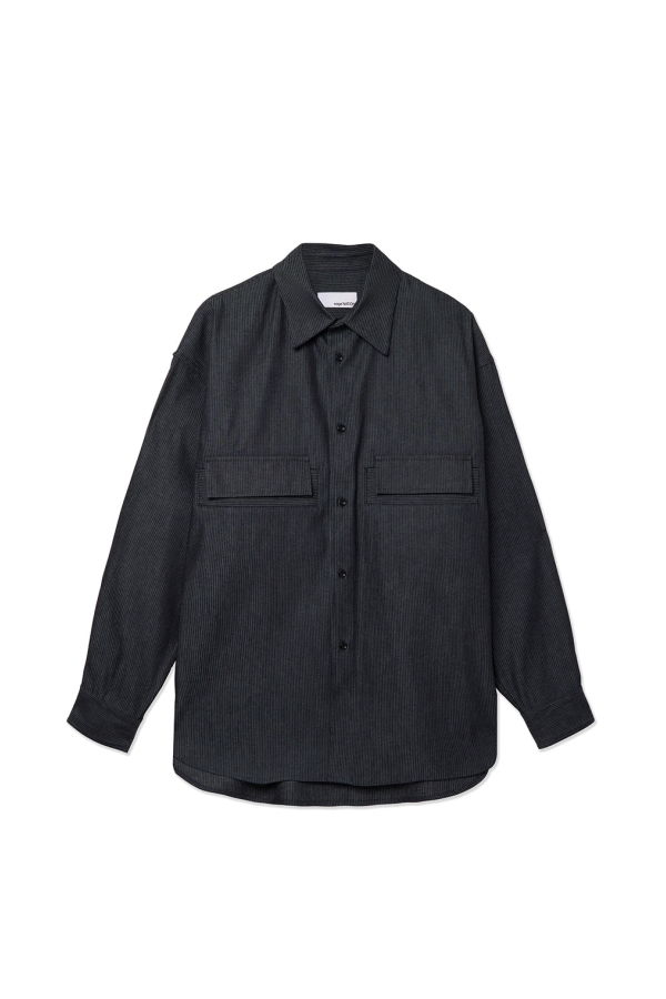 Sage Nation Vincent Shirt - Indigo Stripe