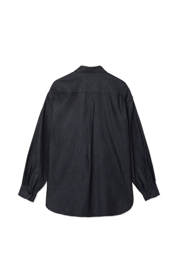 Sage Nation Vincent Shirt - Indigo Stripe