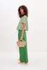 Simon Miller Mar Short Sleeve Top - Gummy Green-Ecru - Thumbnail 2