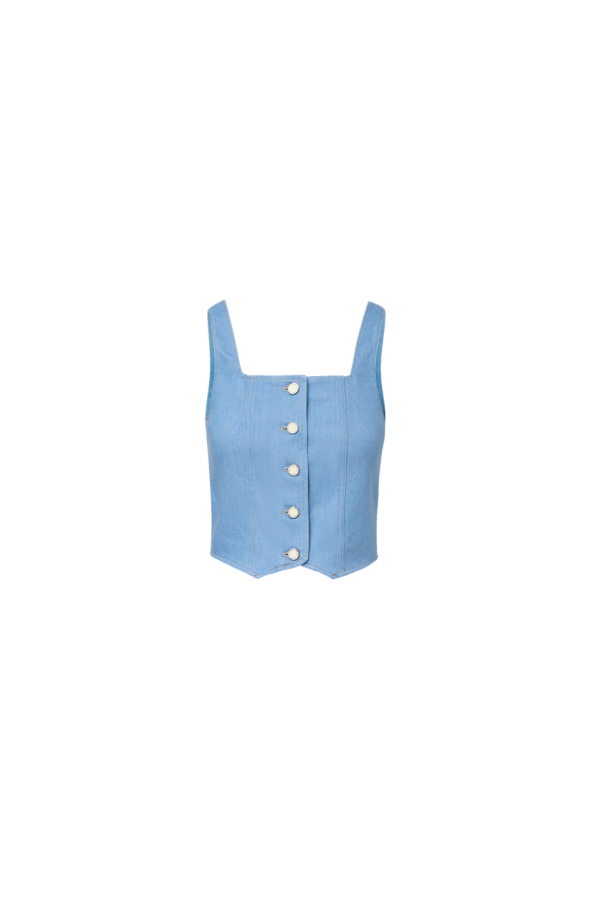 Veronica Beard Spensley Vest - Bayside