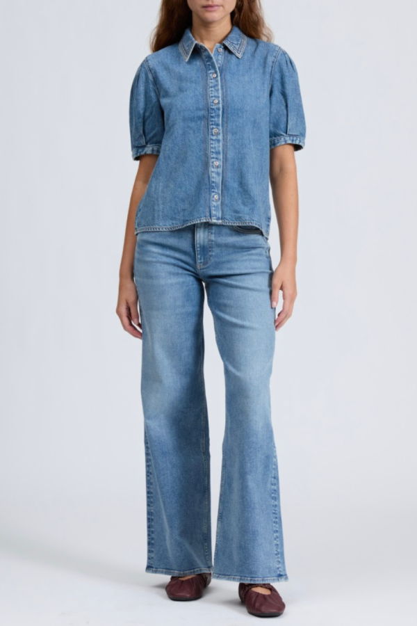 Rag & Bone Ultra Featherweight Taylor Blouse - Lyon