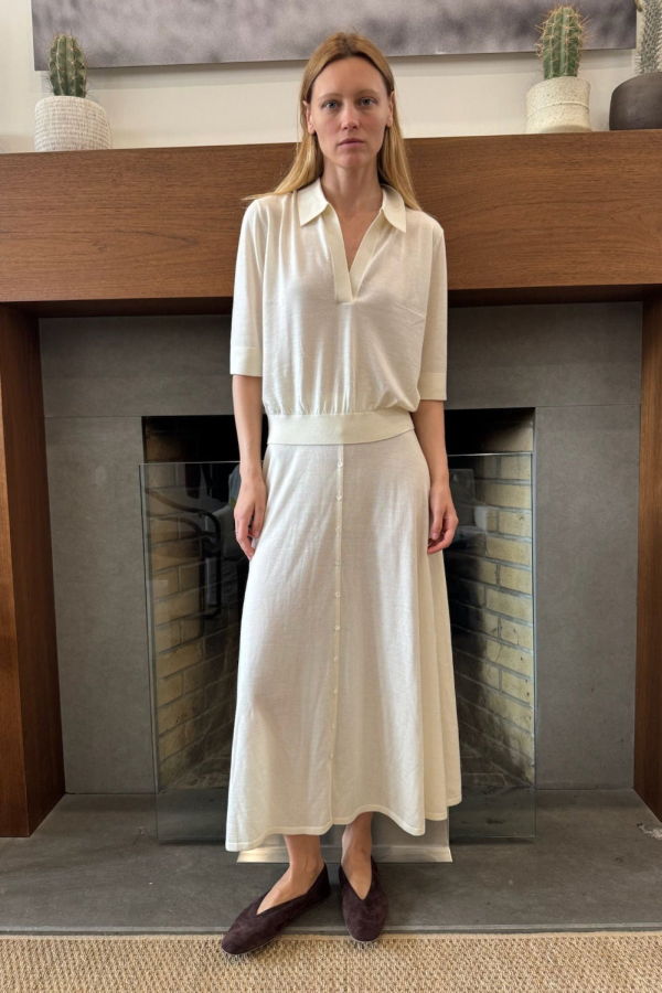 TWP The Polo Top - Birch