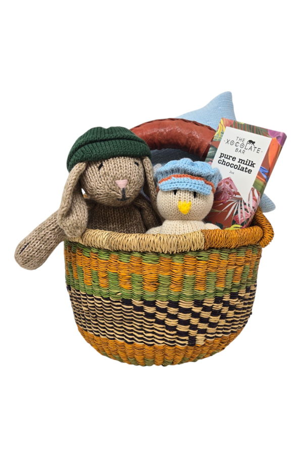 Melange Collection Fair Trade Easter Basket Gift Set
