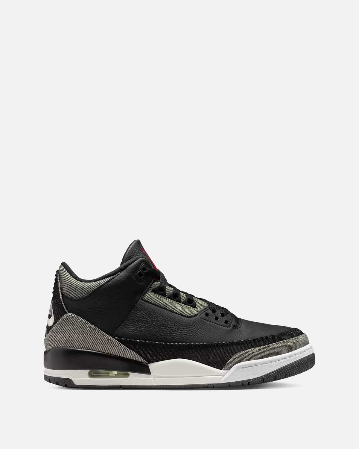 jordan Air Jordan 3 x Levi's 'Black' Sneakers - Image 1 of 5