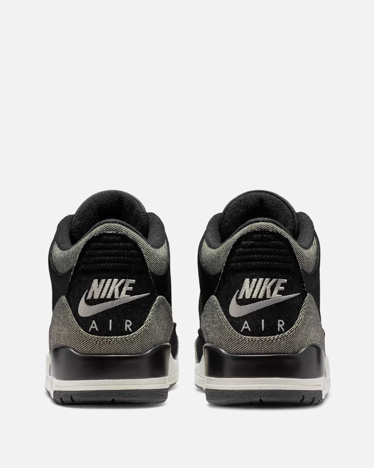 jordan Air Jordan 3 x Levi's 'Black' Sneakers - Image 4 of 5