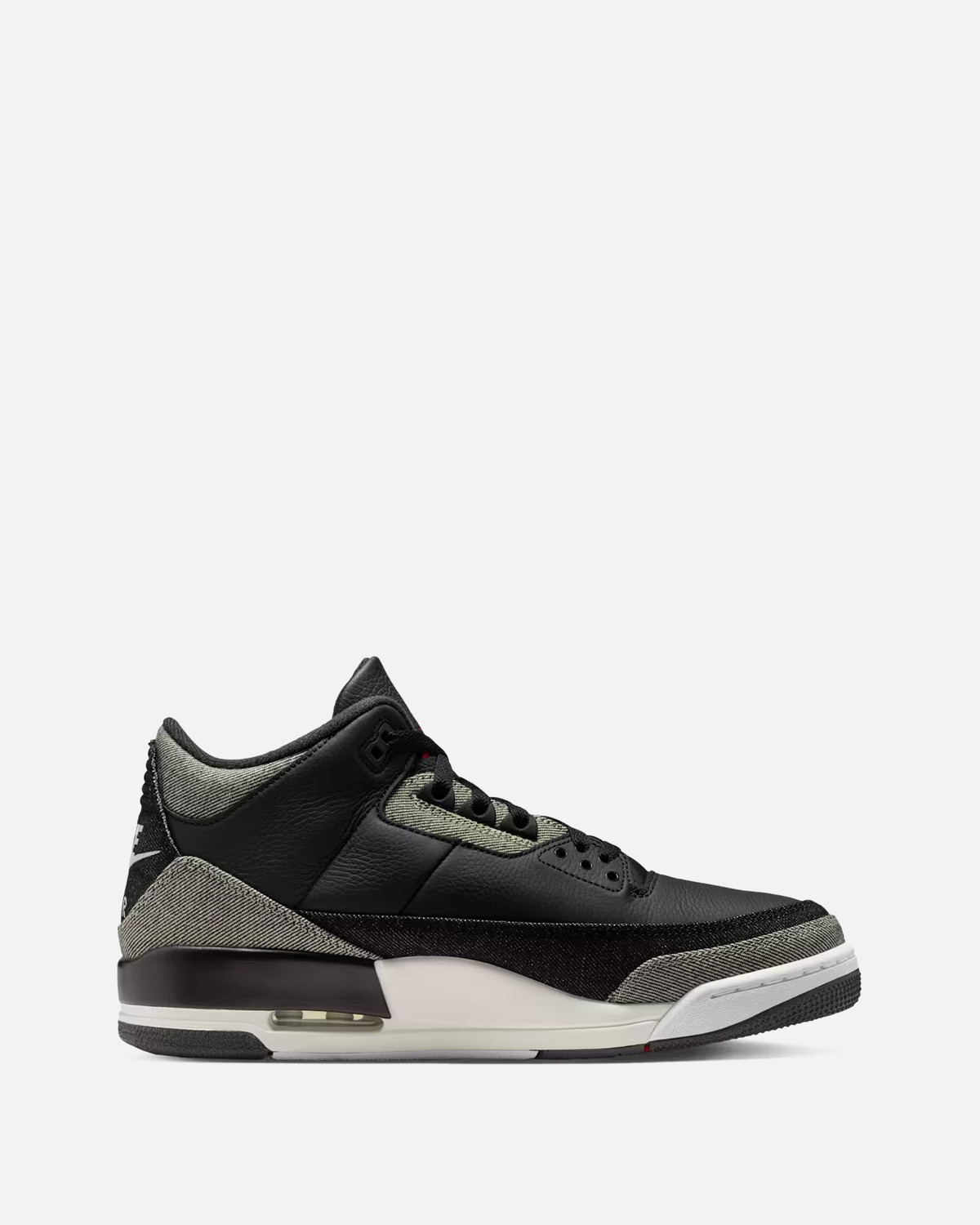 jordan Air Jordan 3 x Levi's 'Black' Sneakers - Image 5 of 5