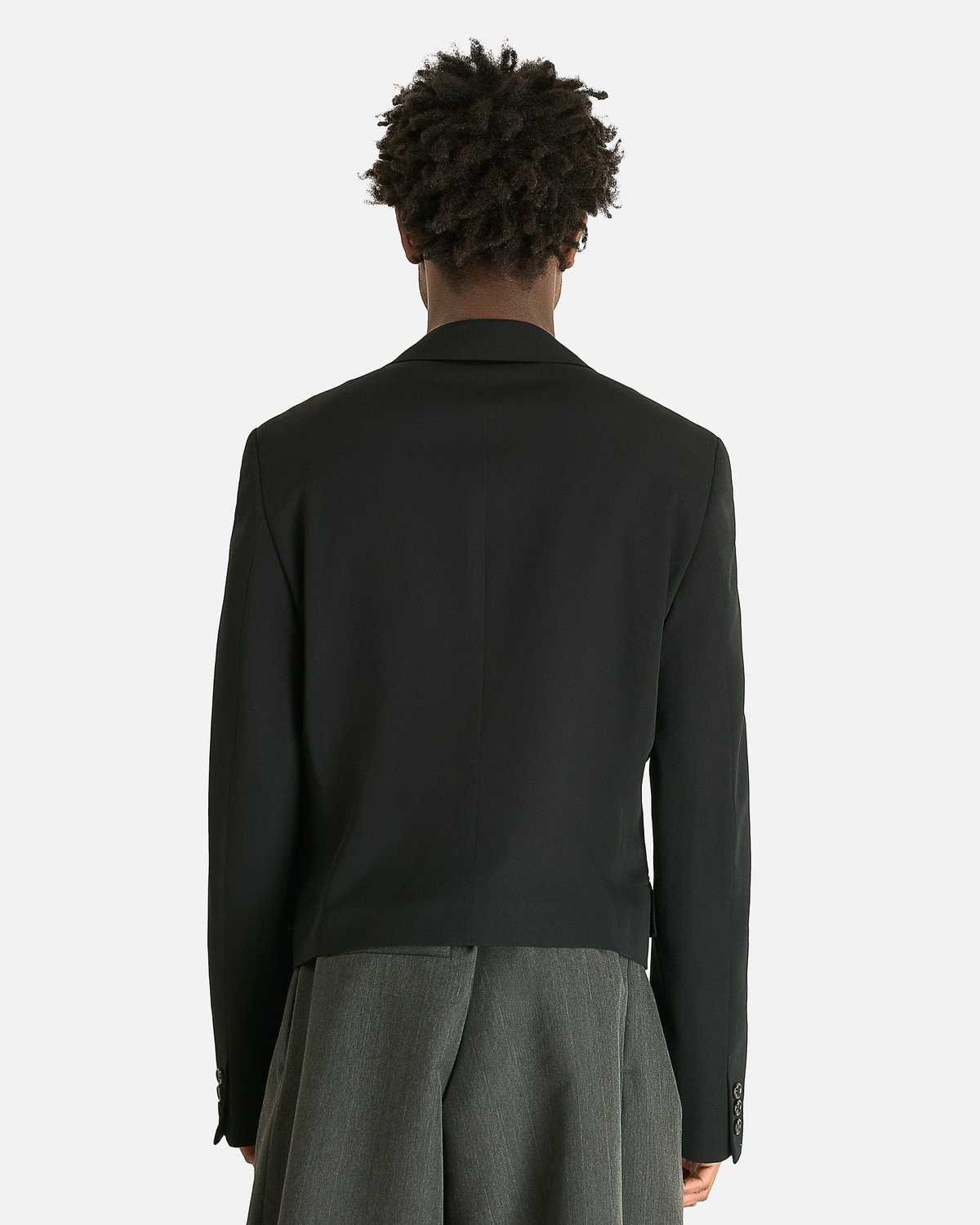 Comme des Garçons Double Breasted Cropped Jacket - Image 3 of 5