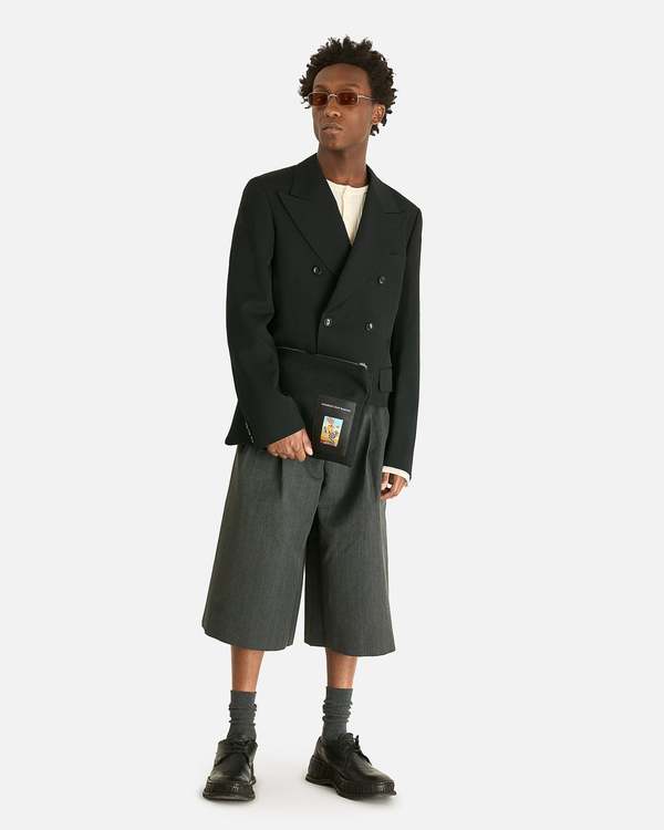 Comme des Garons Double Breasted Cropped Jacket