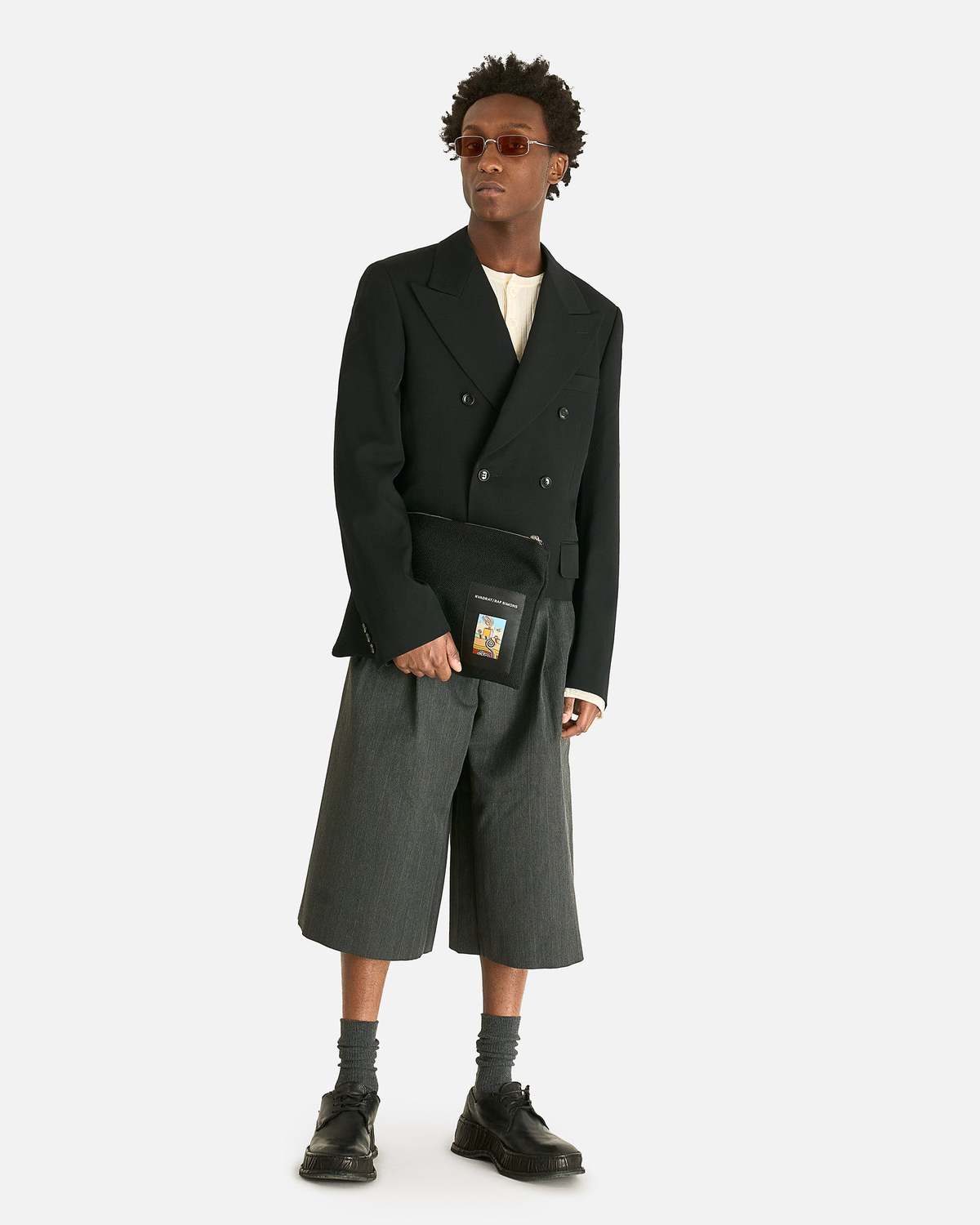 Comme des Garçons Double Breasted Cropped Jacket - Image 5 of 5