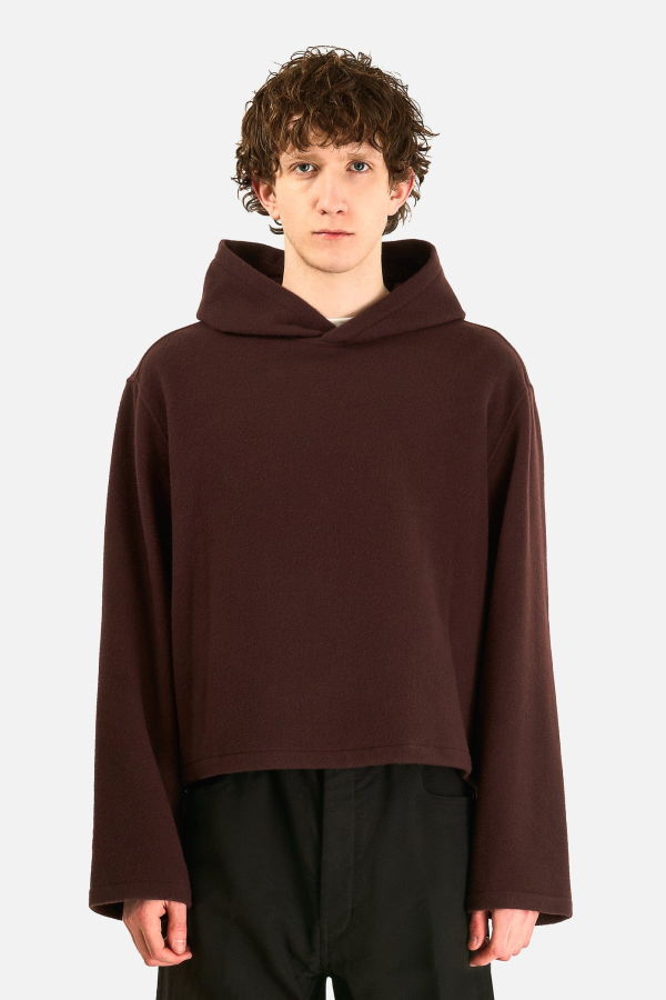 Rier Fleece Hoodie City In Tannin Hoodie