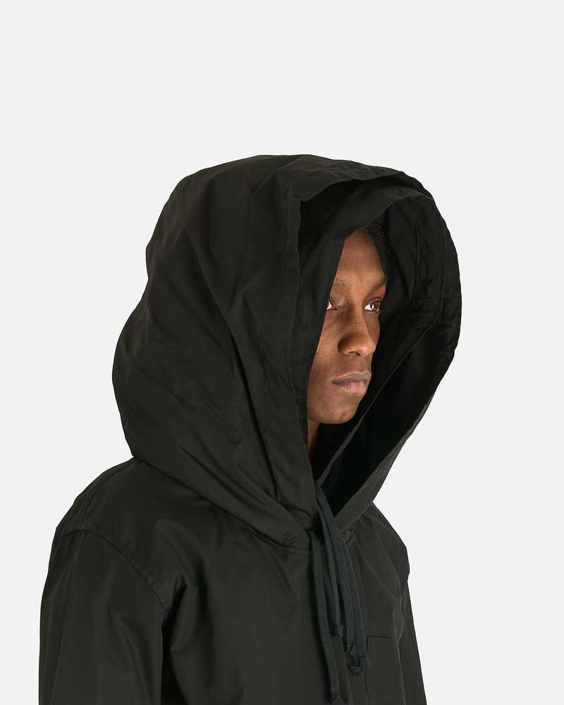 Comme des Garons Hooded Poplin Shirt - Black