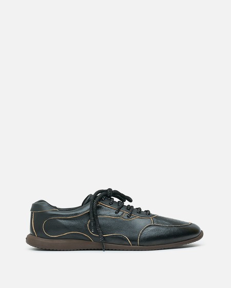 Namacheko Brogue Belt - Black/Silver | Garmentory