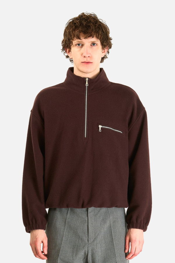 Rier Polar Fleece In Tannin Jacket