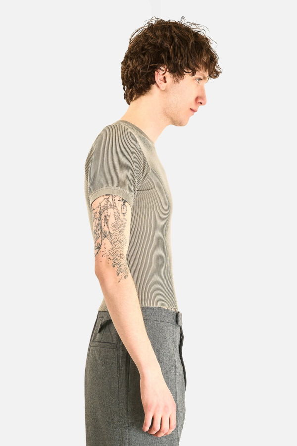 Rier T-Shirt in Fog Knit Tee