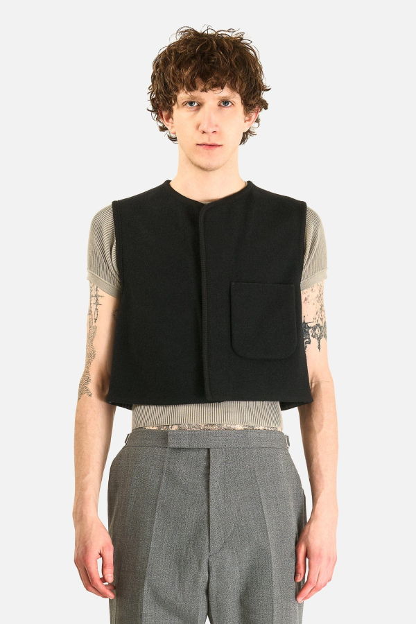 Rier Walker Gilet Utility Vest - Black