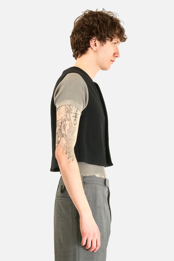 Rier Walker Gilet Utility Vest - Black