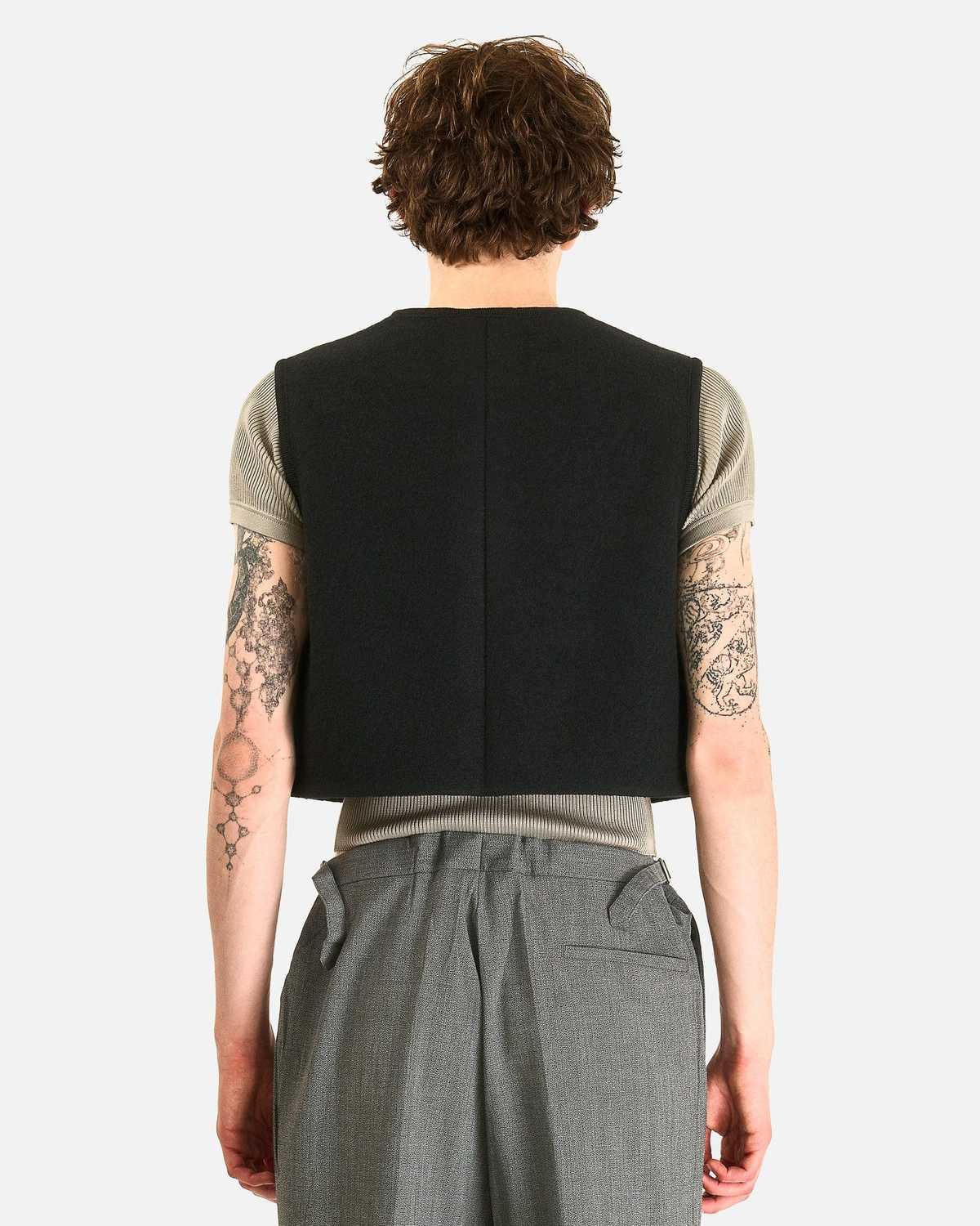 Rier Walker Gilet Utility Vest - Black - Image 3 of 5