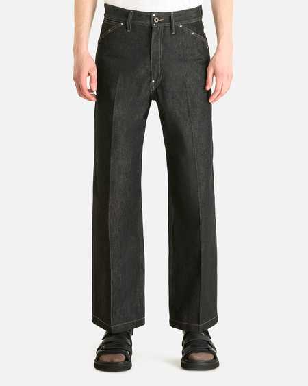 Lemaire Denim Sailor Pants - Black | Garmentory