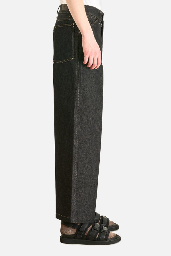Lemaire Wide Pants With Studs Pants