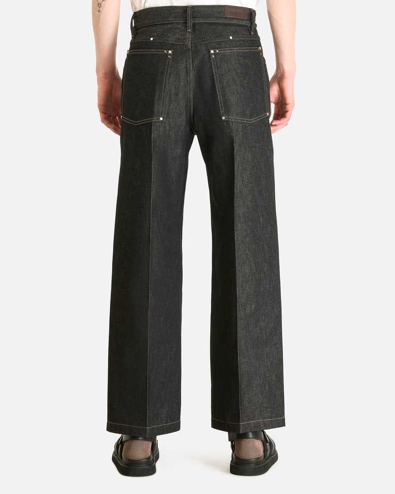 Lemaire Wide Pants With Studs Pants
