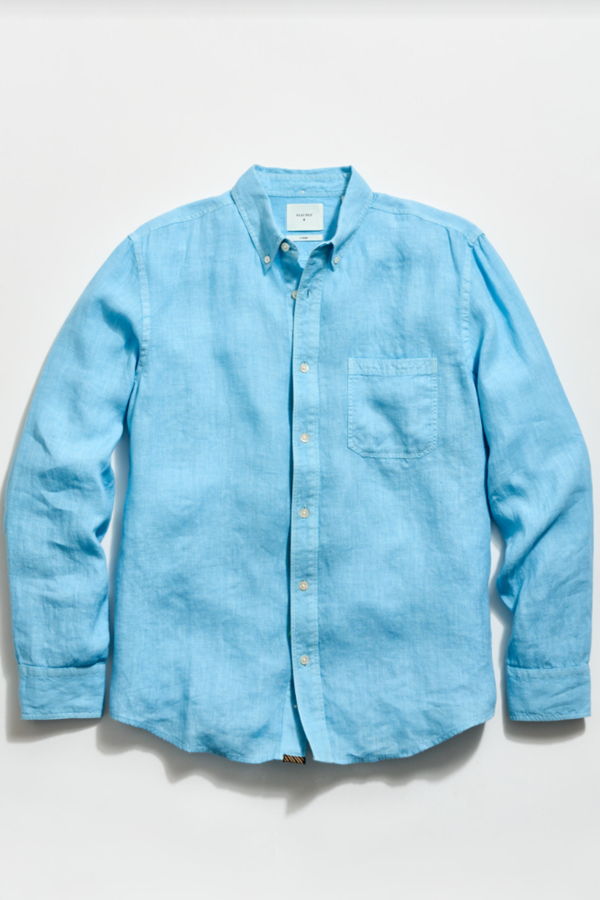 Billy Reid Tuscumbia Linen Button-Down Shirt