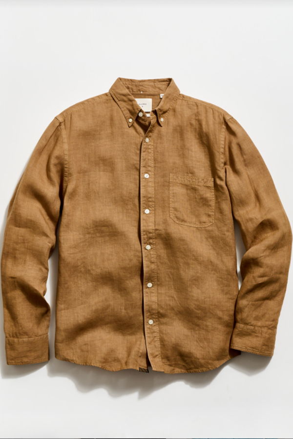 Billy Reid Tuscumbia Linen Button-Down Shirt