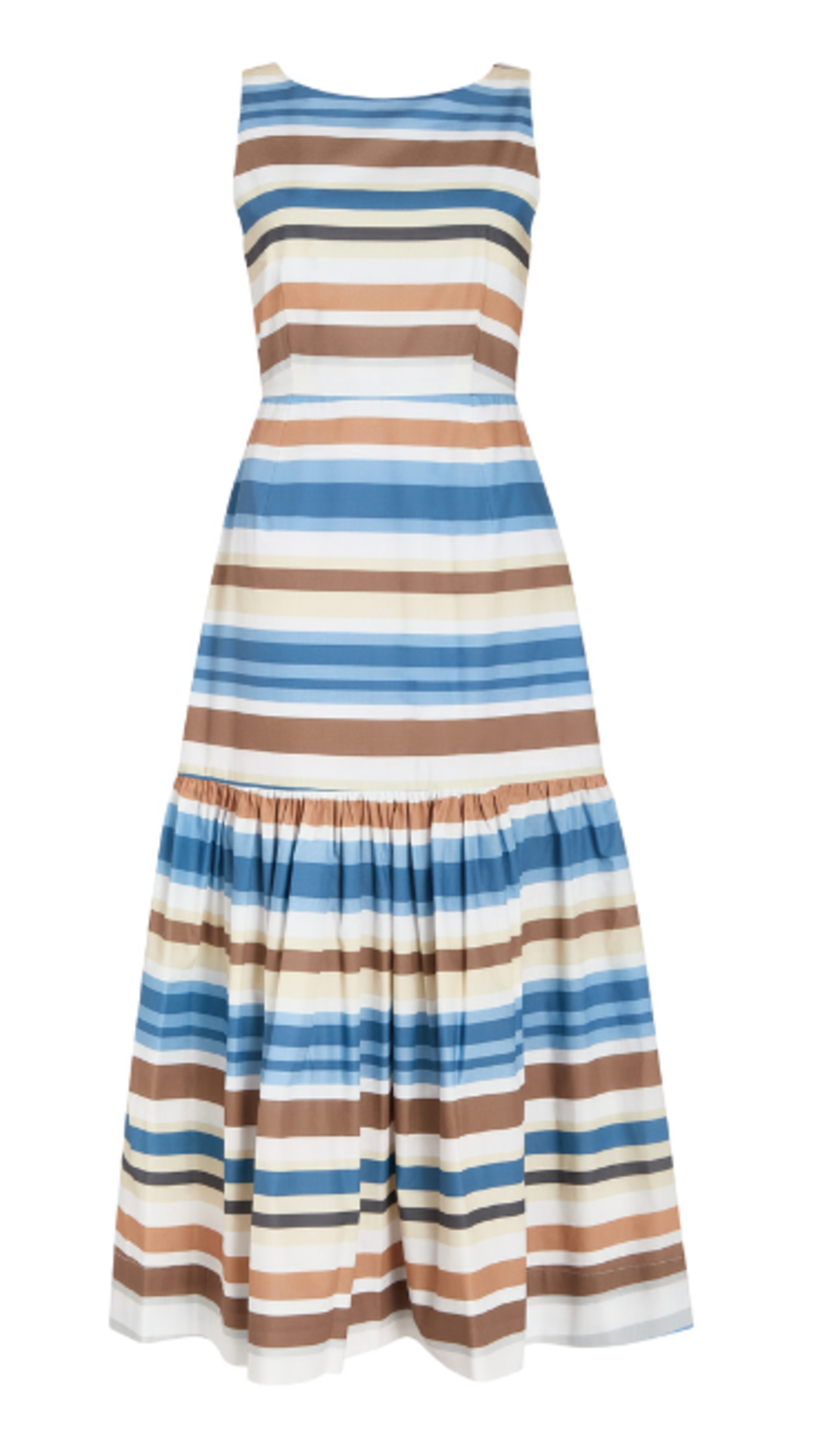 Coco Shop Low Back Dress - Cool Stripe - Image 2 of 2