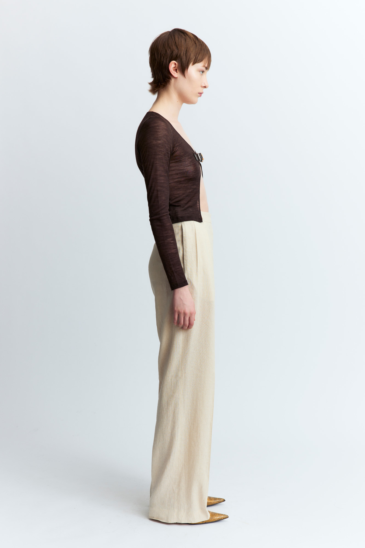 16Arlington Alix Trousers - Beige - Image 5 of 5