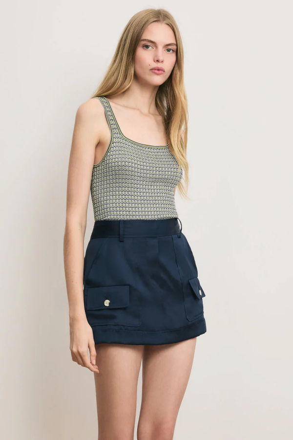 Veronica Beard Felina Skort - Navy