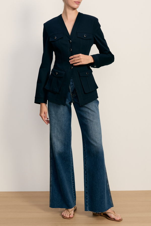 Veronica Beard Pendle Dickey Jacket - Navy
