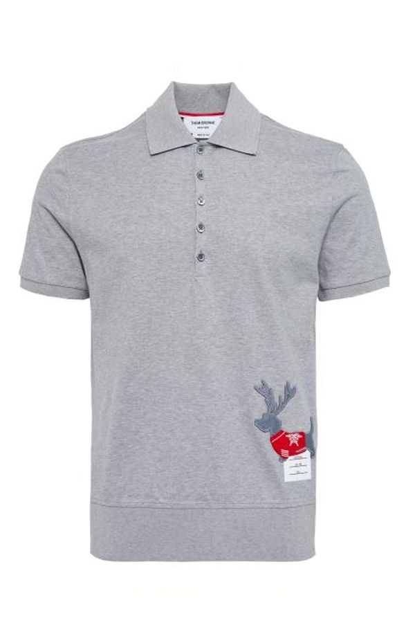 thom browne Polo Shirt - Lt Gray