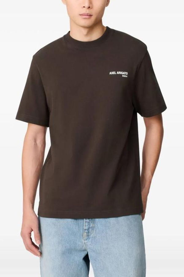 Axel Arigato Short Sleeve T-Shirt - Dark Brown