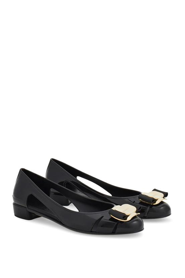 Ferragamo Flat Shoes - Black