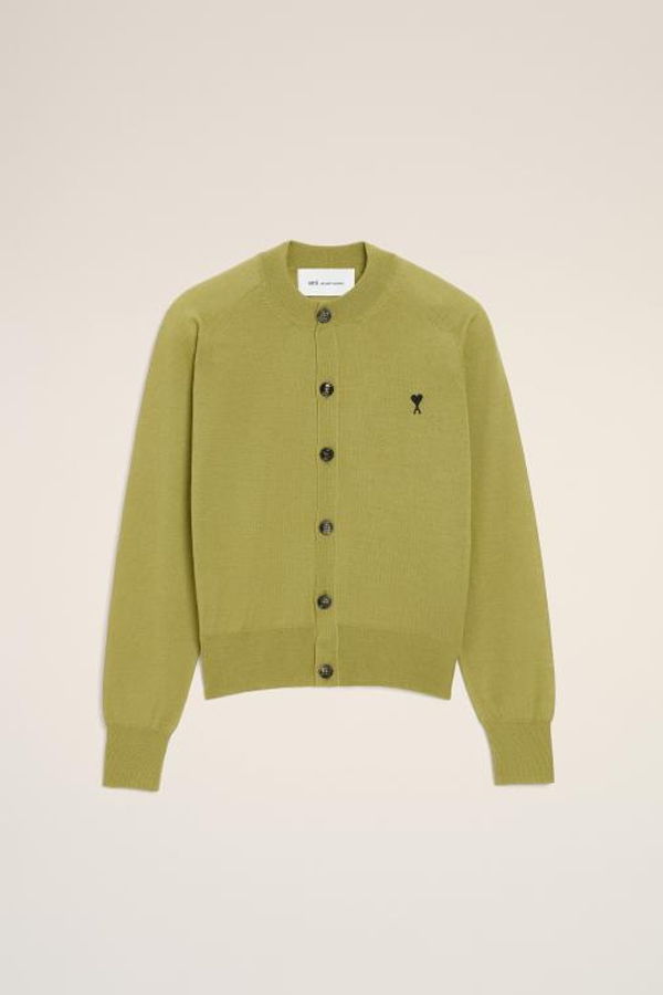 AMI Cardigan - Matcha Black