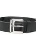 MIU MIU Belt - Black - Thumbnail 2