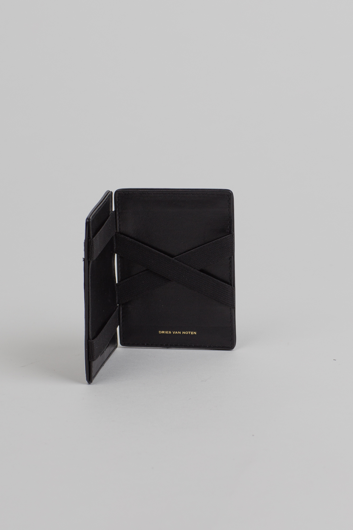Dries Van Noten Leather Cardholder - Black | Garmentory