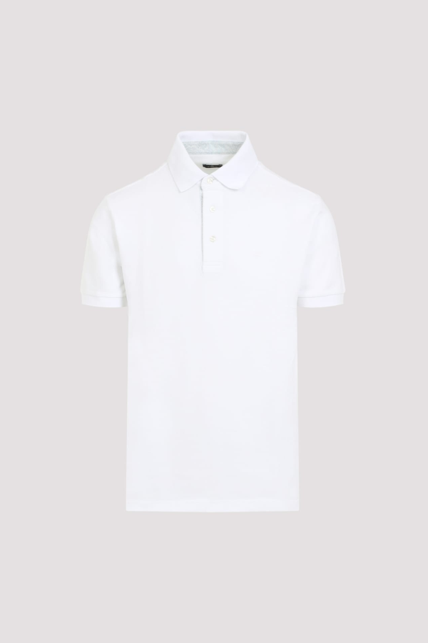 Etro Roma Printed Details Polo Shirt