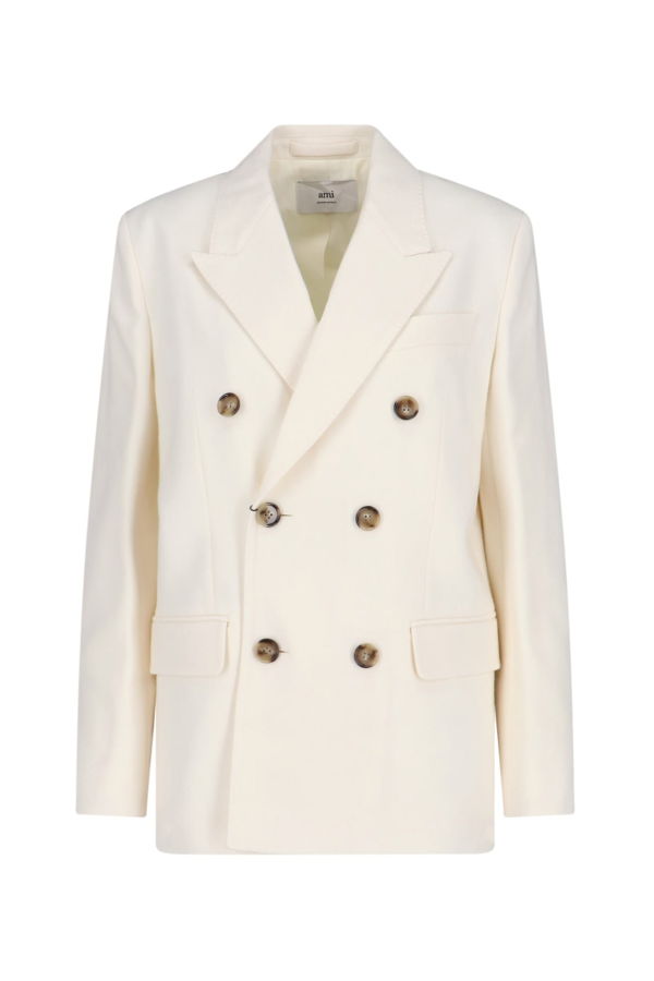Ami Alexandre Mattiussi Double-Breasted Blazer - White
