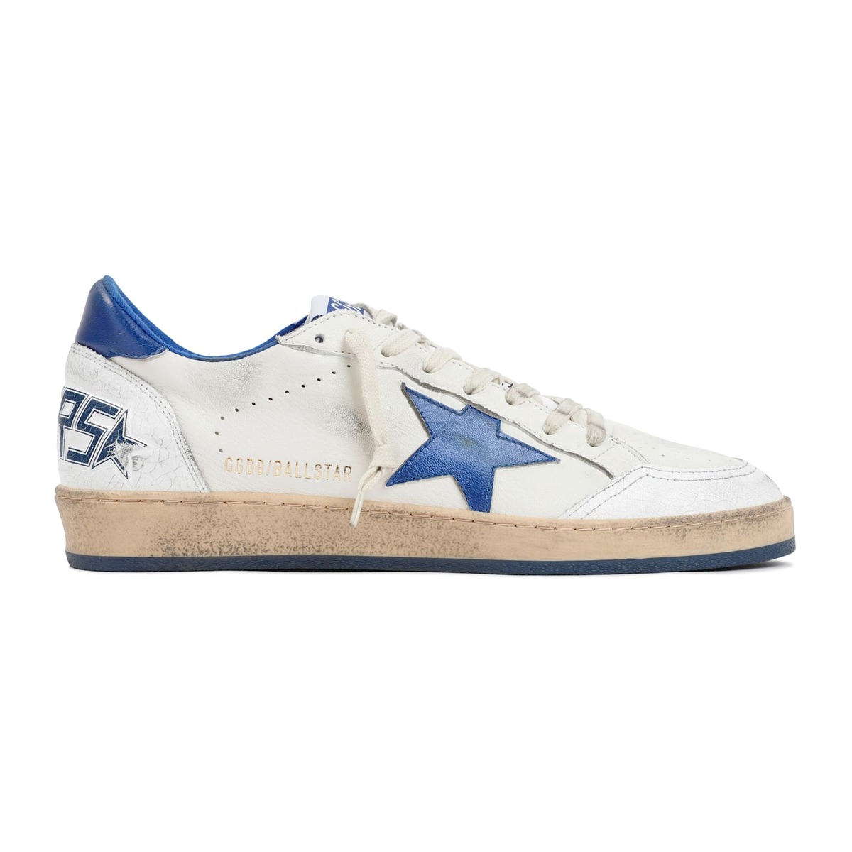 Golden Goose Ball Star Sneakers - White Bluette - Image 2 of 5