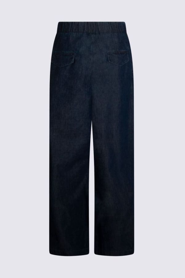 Jil Sander Cotton Pants - Blue