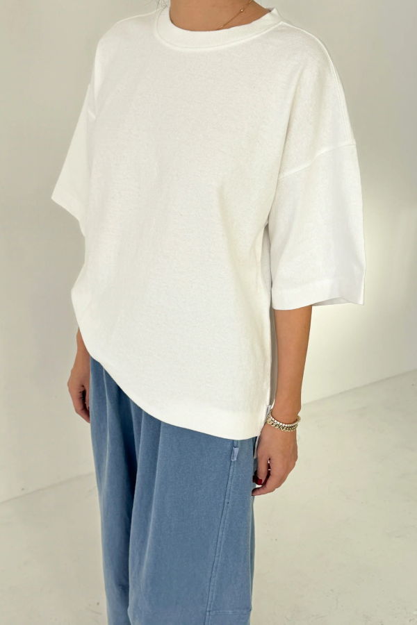 Le Bon Shoppe Jayden Cotton Tee - White