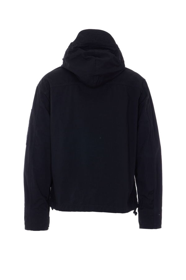 C.P. Company Twill Hooded Jacket - Black