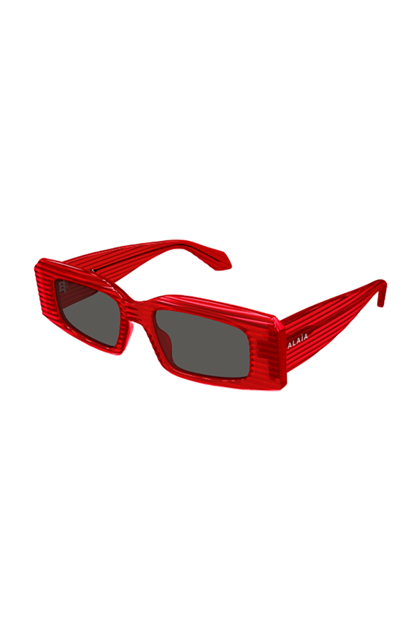 Alaia AA0078S Sunglasses - Red Red Grey