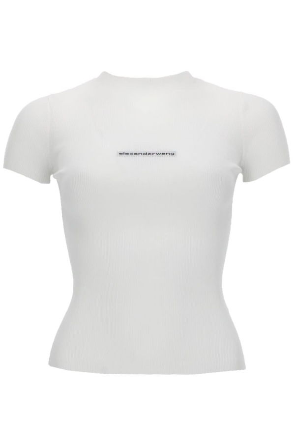 ALEXANDER WANG Tops With Logo Top - White