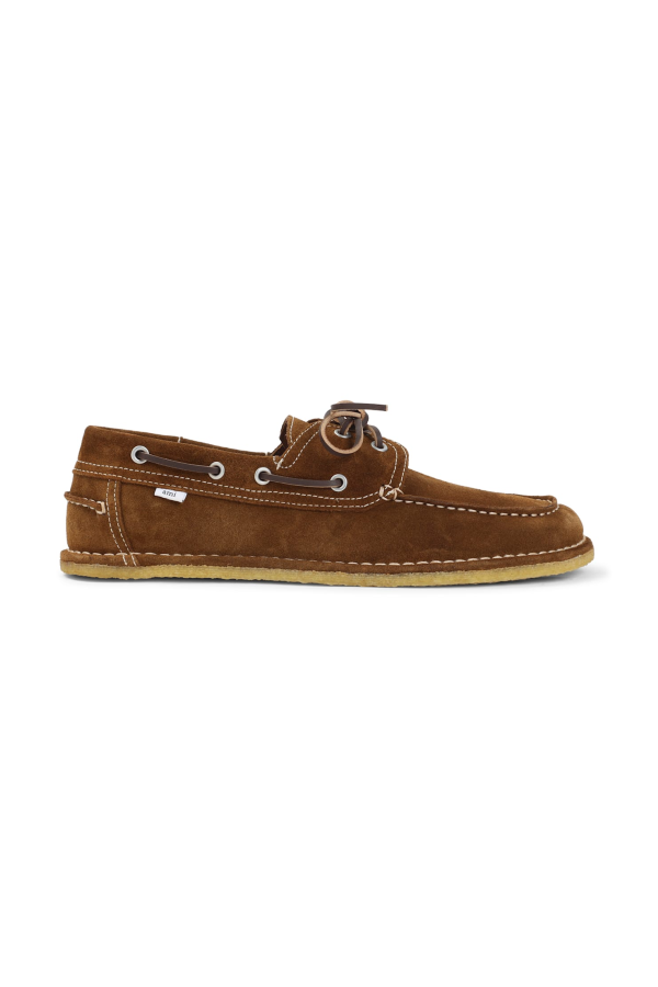 Ami Alexandre Mattiussi Boat Loafers - Caramel