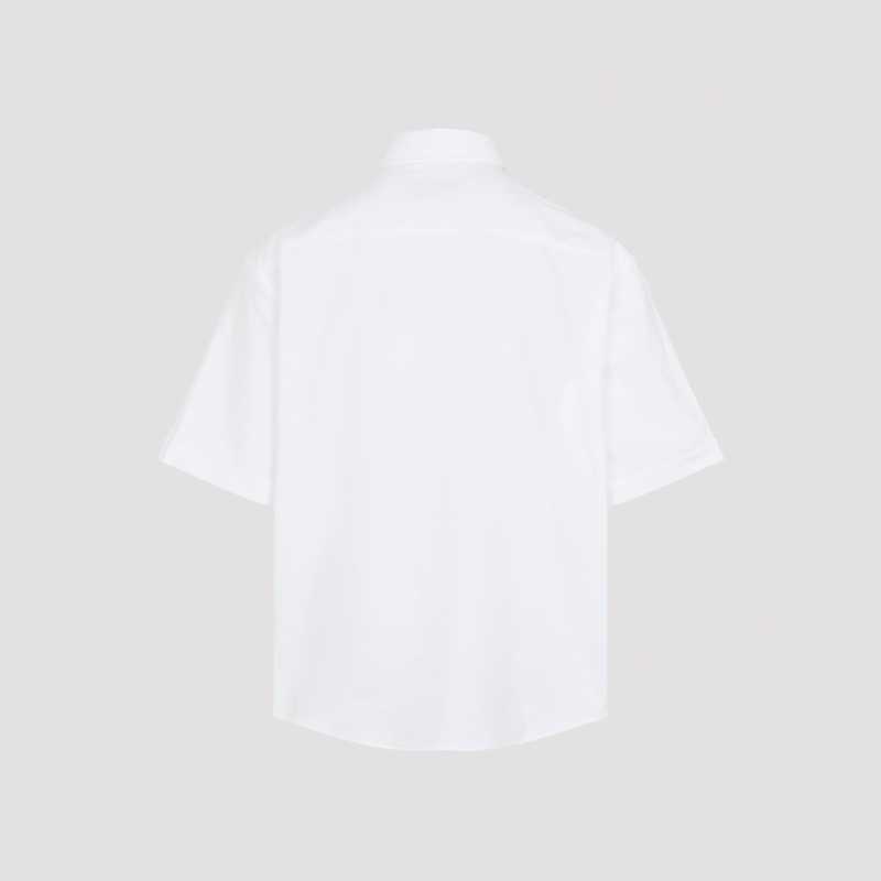 Ami Alexandre Mattiussi Boxy Short Sleeve Shirt - Blanc Naturel
